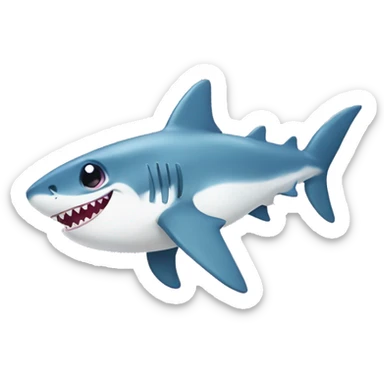 Baby Shark say hello sticker