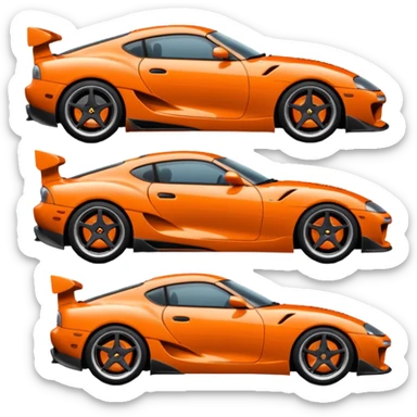 Supra mk4 organg sticker