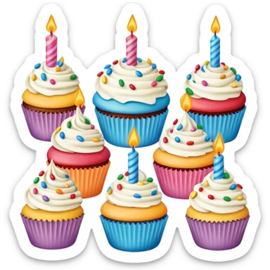 birthday desserts sticker