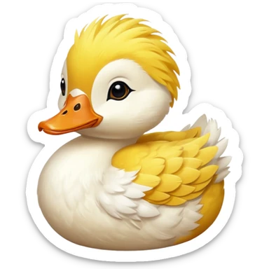 baby bali duck sticker