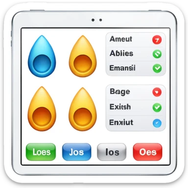 product attributes sticker