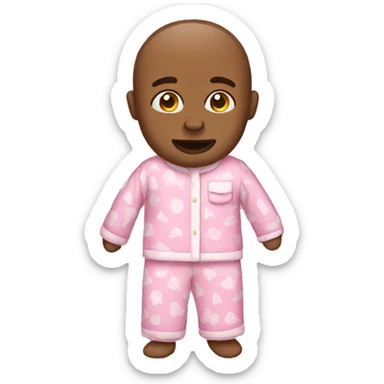 pijama pink sticker