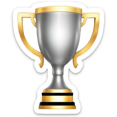 A trophy with sparkling highlights
 sticker