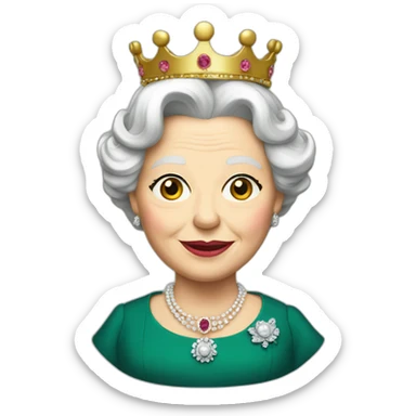 Queen Elisabeth  sticker