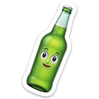 Botella de cerveza sticker