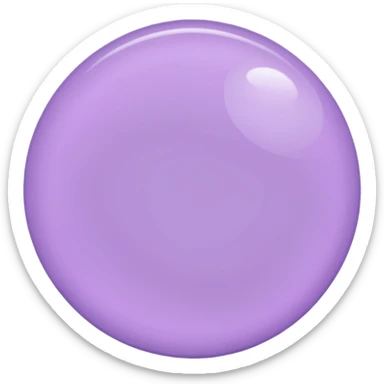 Light purple circle sticker