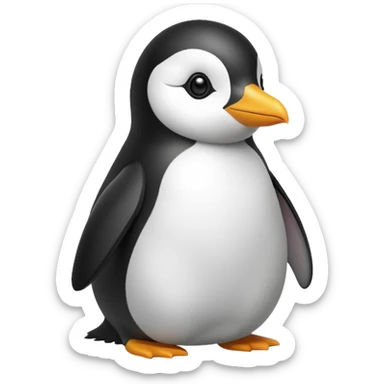 A pear penguin 🐧🍐 sticker