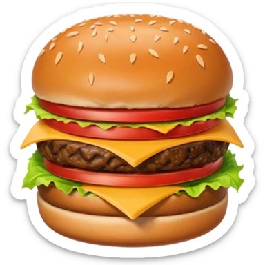 Burguro And Fryuro is two separate entities. The one on the left is a burger, consisting of 2 buns, lettuce, cheese, meat and tomatoes. The burger expresses a angry expression. While the one on the right is a carton of fries, also having a slightly annoyed expression. sticker