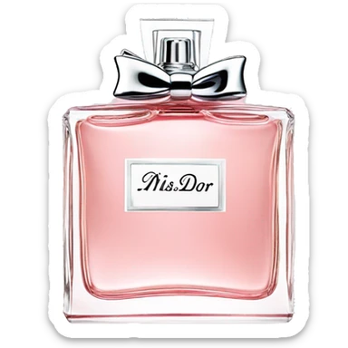 Miss dior perfume sticker