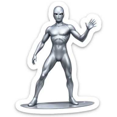 Silver Surfer Marvel sticker