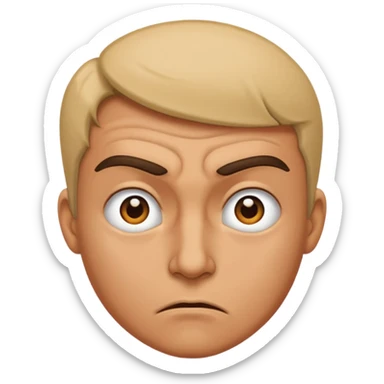 Contempt - feeling that someone or something is worthless sticker