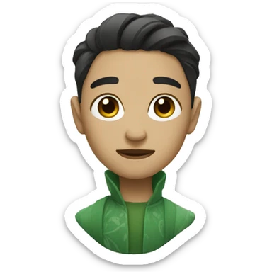 A jade Willow sticker