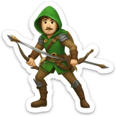robin hood sticker