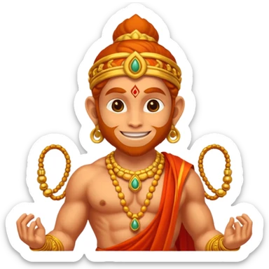 Bal hanuman sticker