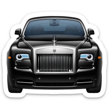The car Rolls-Royce sticker