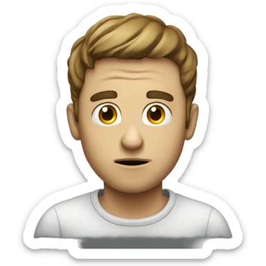 A person watching something there not supposed to  sticker