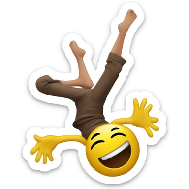 (smiley)(smiley)(smiley)(smiley)(smiley) doing a cartwheel sticker