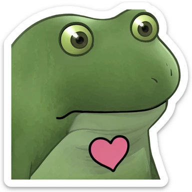 heart eyes emoji with drooling emoji sticker