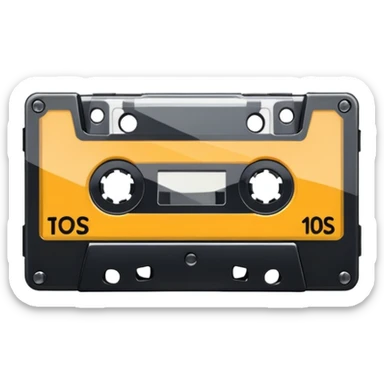 cassette sticker