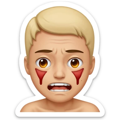 pain in the body sticker