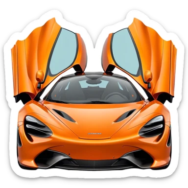 McLaren 720S - McLaren (Model Year: 2021) (Iconic colour: Orange) sticker