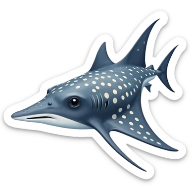 Eagle ray sticker