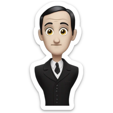 the addams family sticker