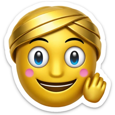 The roblox/discord version of the 🤑 emoji doing 67 sticker