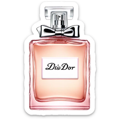 Miss dior perfume sticker