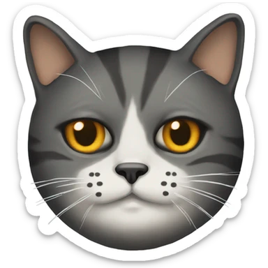 Michael Myers as a cat sticker