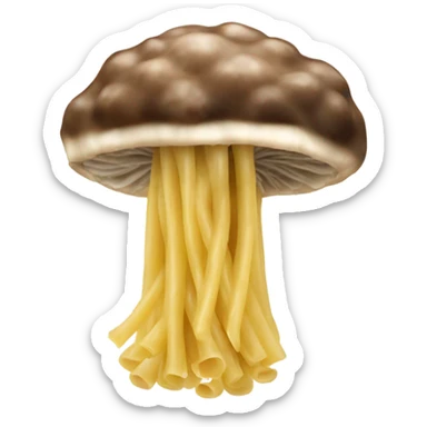Truffle mushroom pasta  sticker