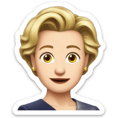 ursula von der leyen sticker