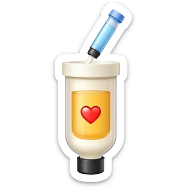 cream medicine in a medicine tube sticker