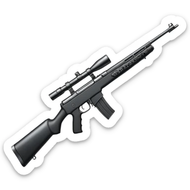 Rifle sticker