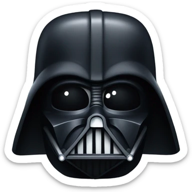 darth vader crying emoji sticker