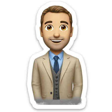 memoji of andrew huberman, hubermanlab sticker