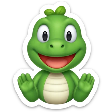 Yoshi from Mario  sticker