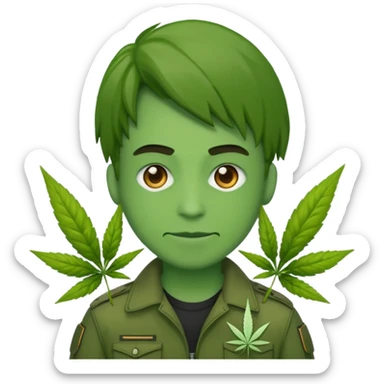 iphone emoji style WINGMAN FROM VALORANT WITH weed sticker
