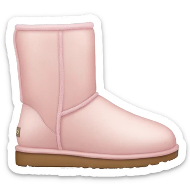 Pastel pink Ugg boots  sticker