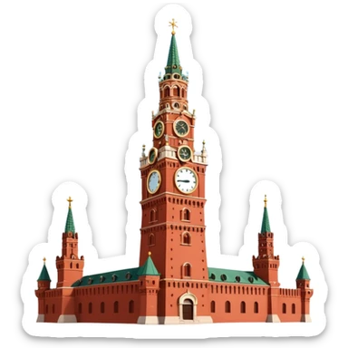 Spasskaya Tower sticker