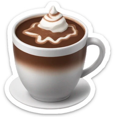 hot chocolate sticker