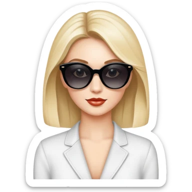 Chic sunglasses women sticker