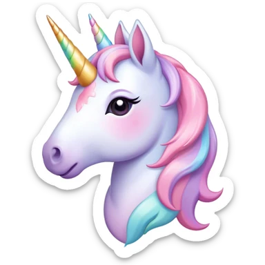 Kawaii unicor sticker