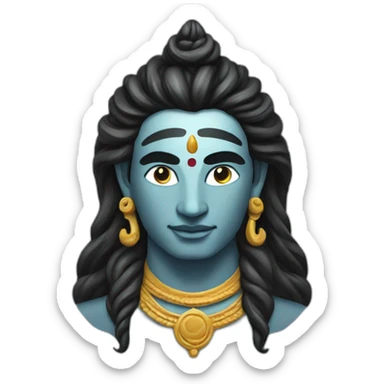 Lord shiva symbol emoiji sticker