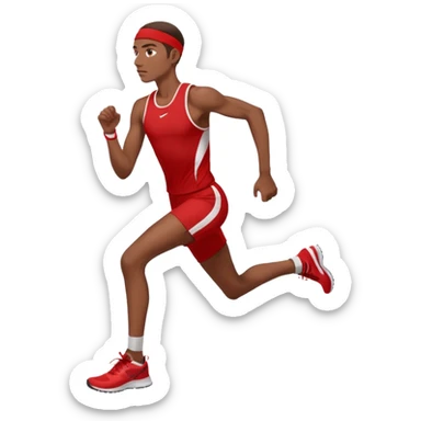 make a tall runner in red sticker