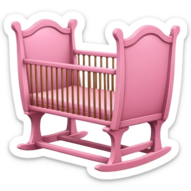 Cradles pink  sticker