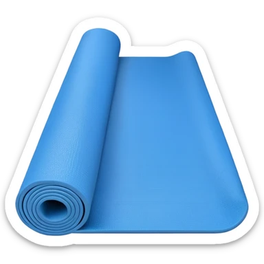 Yoga mat sticker