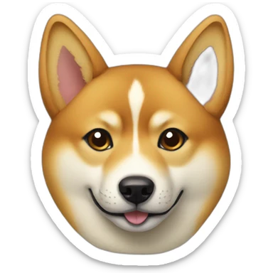 Sesame shibainu sticker