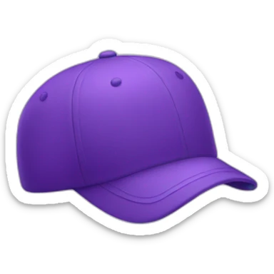 purple cap sticker