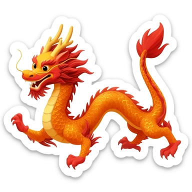 Chinese Dragon sticker